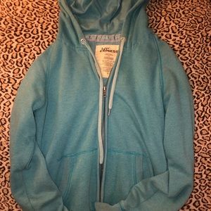 turquoise express zip up sweatshirt 💖